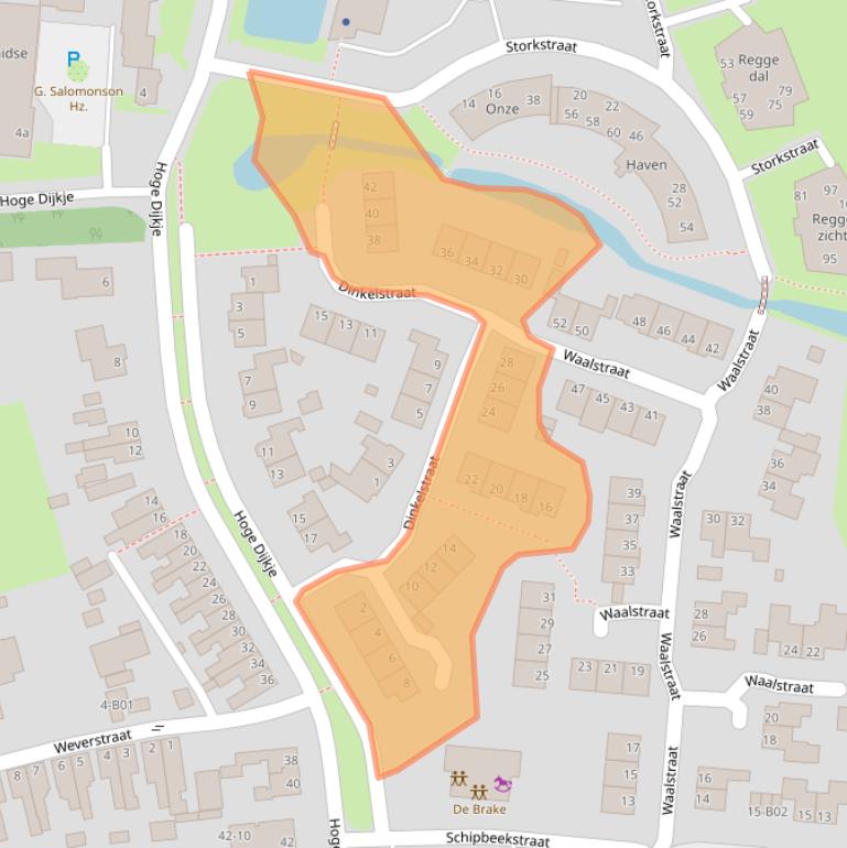 Kaart van postcodegebied 7442AN.