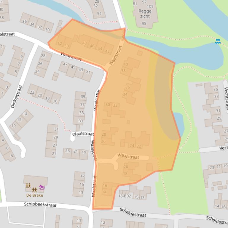 Kaart van postcodegebied 7442AR.
