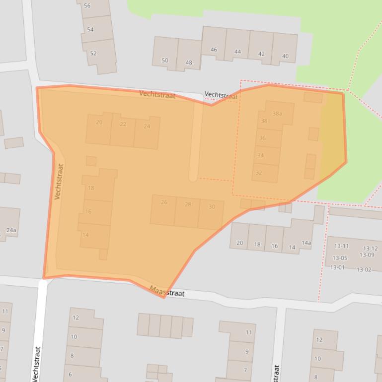 Kaart van postcodegebied 7442AT.