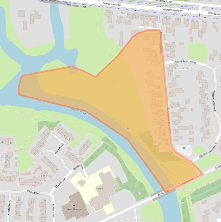 Kaart van postcodegebied 7442BB.