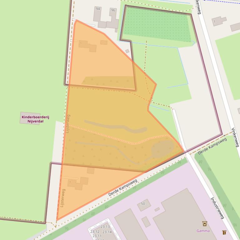 Kaart van postcodegebied 7442CE.