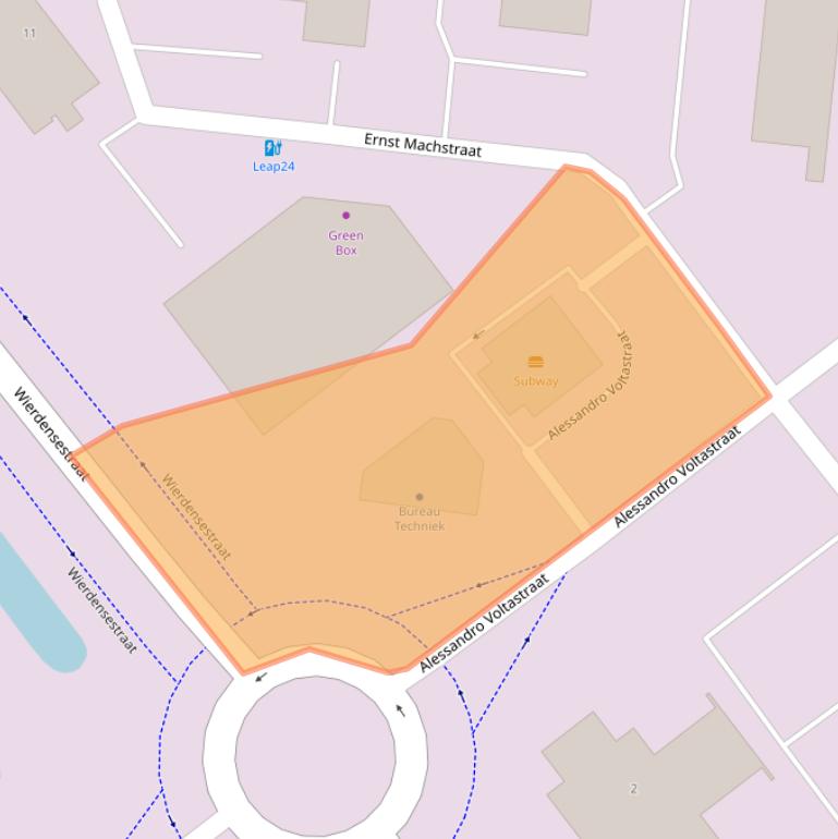 Kaart van postcodegebied 7442DM.