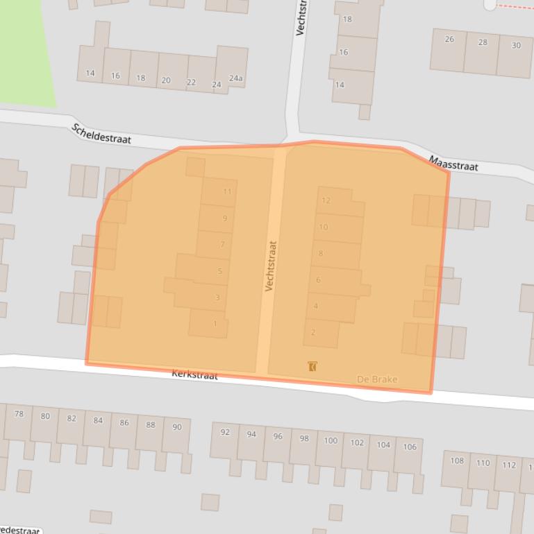 Kaart van postcodegebied 7442EM.