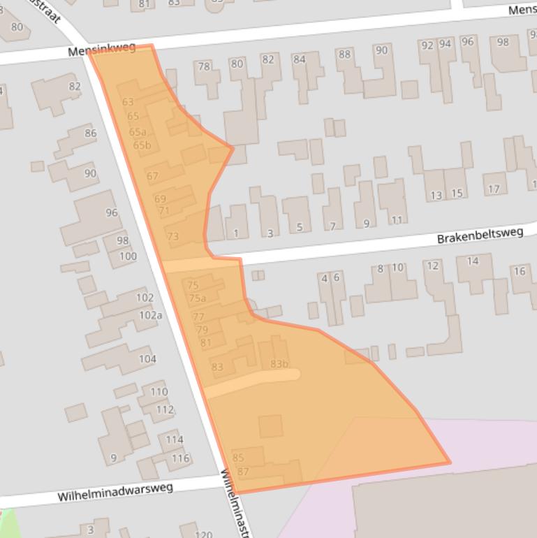 Kaart van postcodegebied 7442GG.