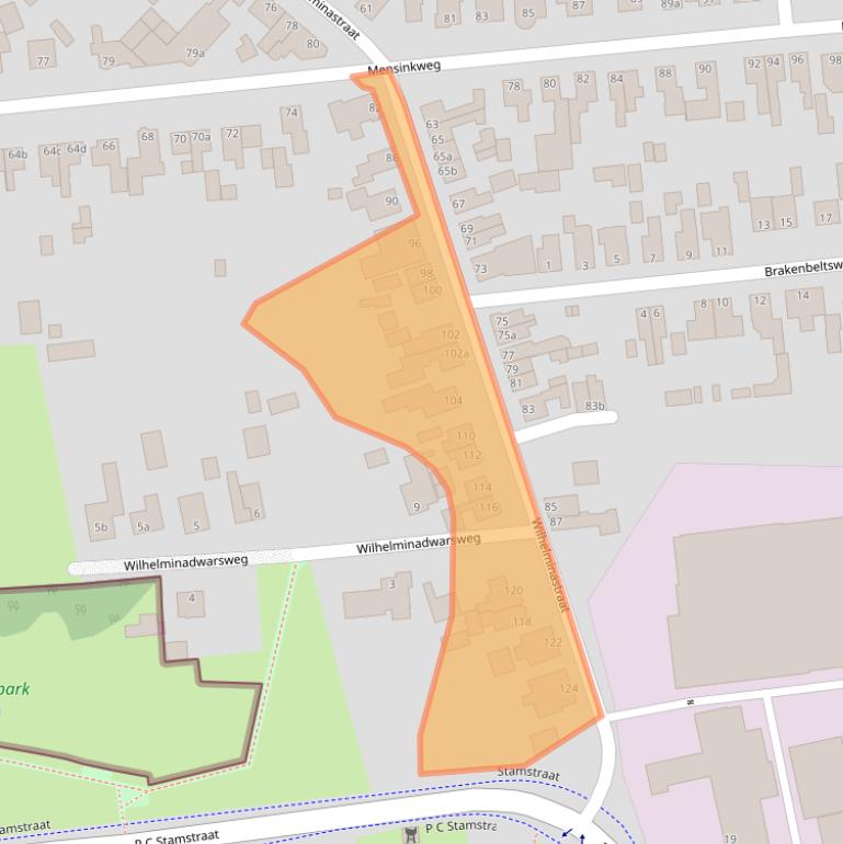 Kaart van postcodegebied 7442GK.