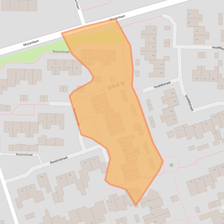 Kaart van postcodegebied 7442GV.