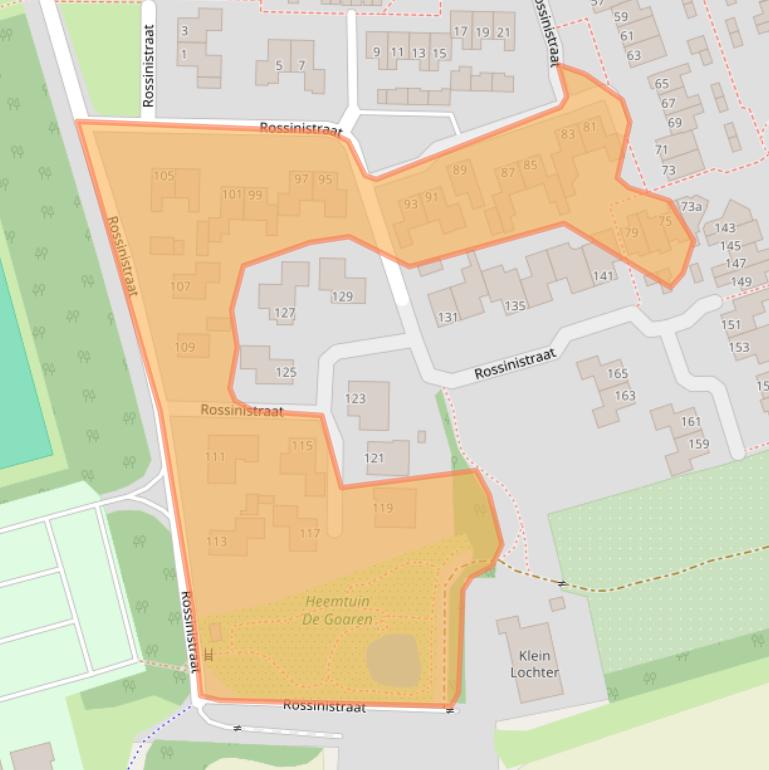Kaart van postcodegebied 7442GW.