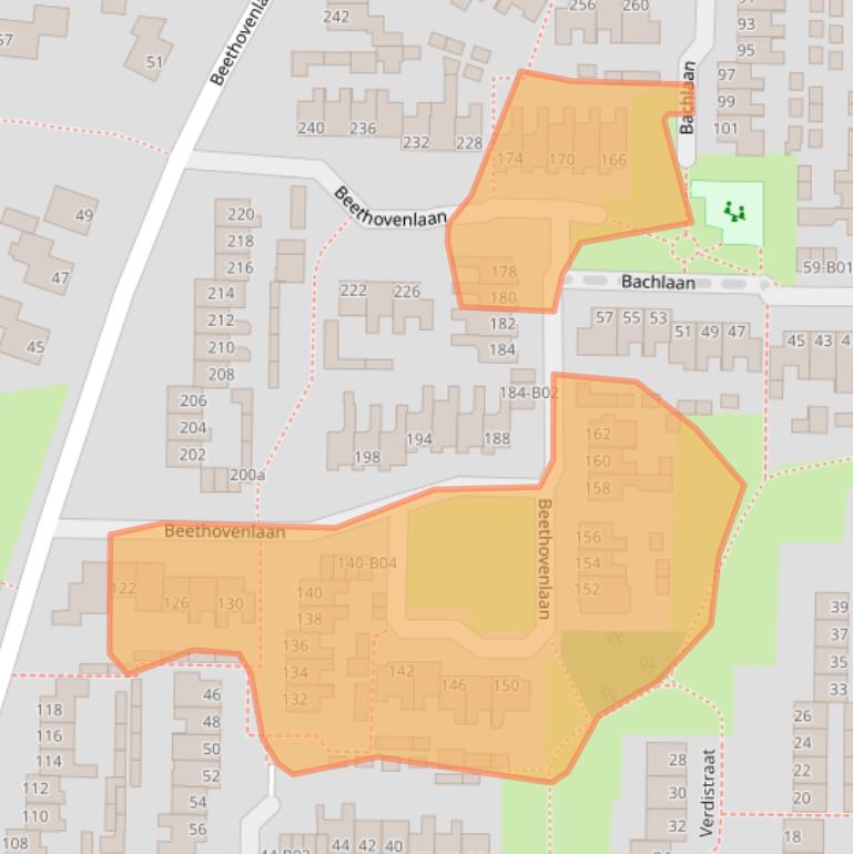Kaart van postcodegebied 7442HG.