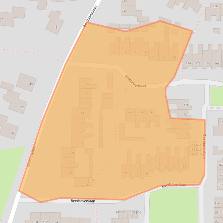 Kaart van postcodegebied 7442HH.