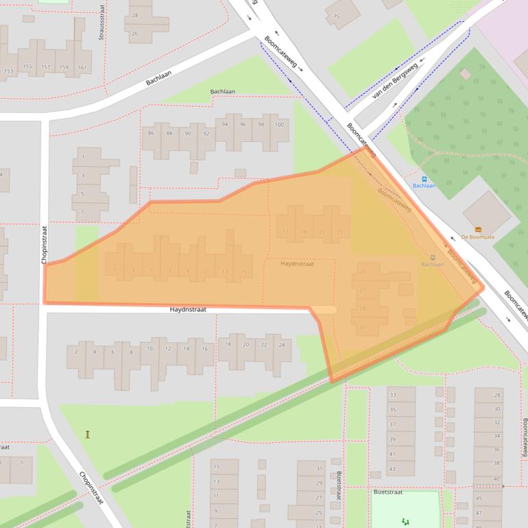 Kaart van postcodegebied 7442HJ.