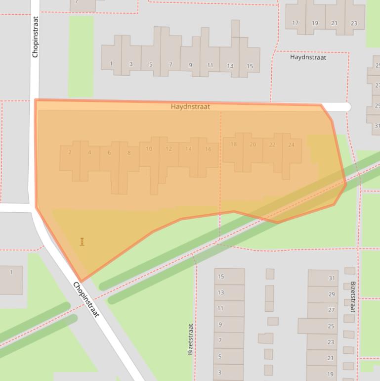 Kaart van postcodegebied 7442HK.