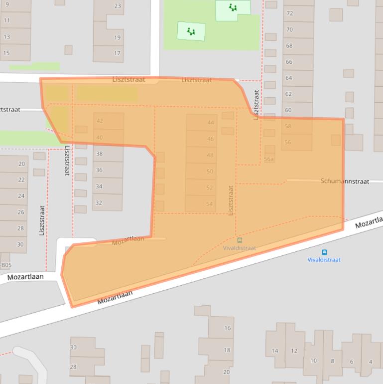 Kaart van postcodegebied 7442HS.