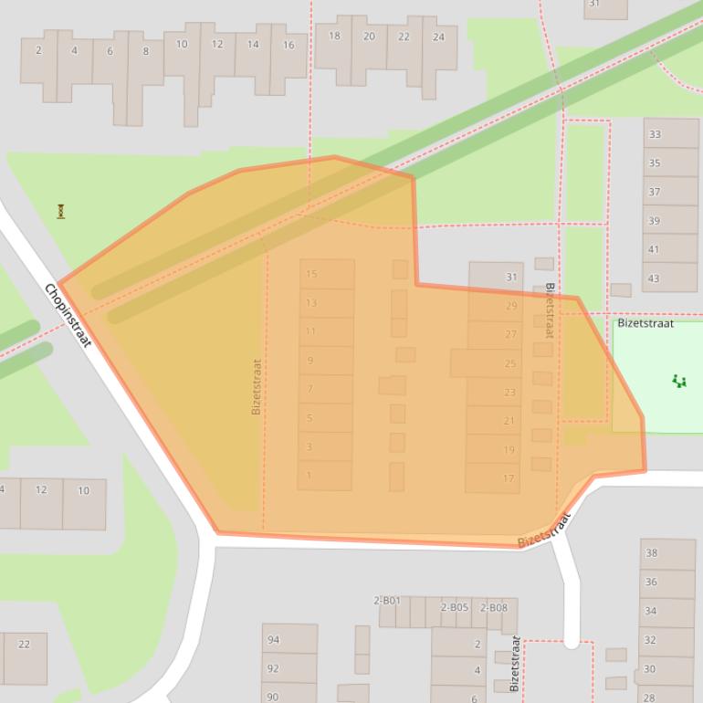 Kaart van postcodegebied 7442HV.