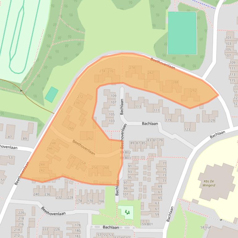 Kaart van postcodegebied 7442HZ.