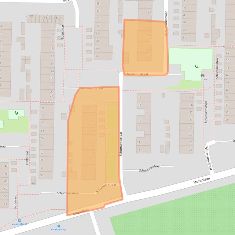 Kaart van postcodegebied 7442JA.