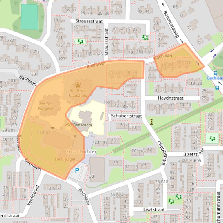 Kaart van postcodegebied 7442JH.