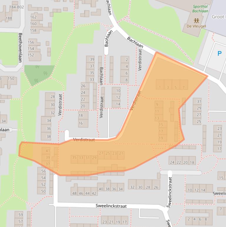 Kaart van postcodegebied 7442JM.