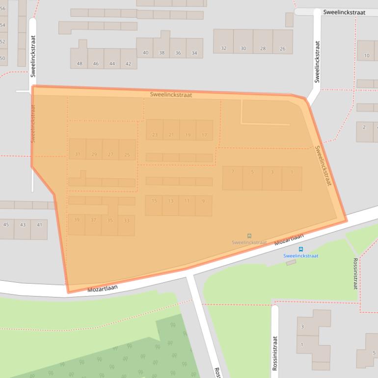 Kaart van postcodegebied 7442JP.