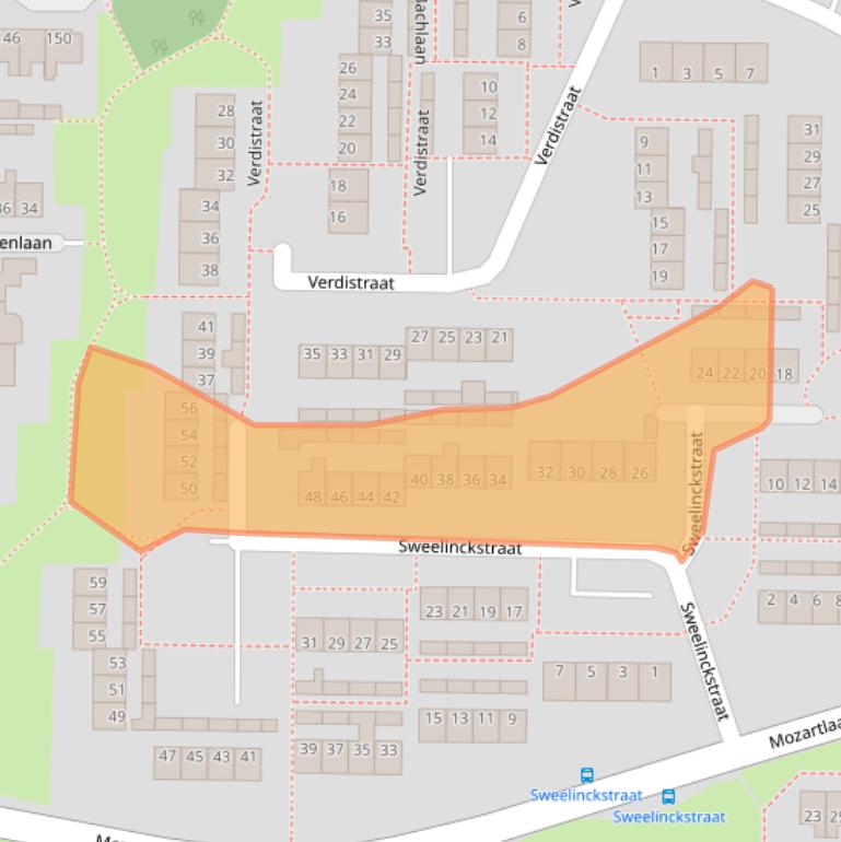 Kaart van postcodegebied 7442JS.