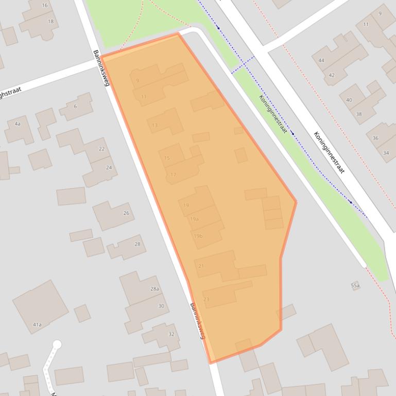 Kaart van postcodegebied 7442KA.