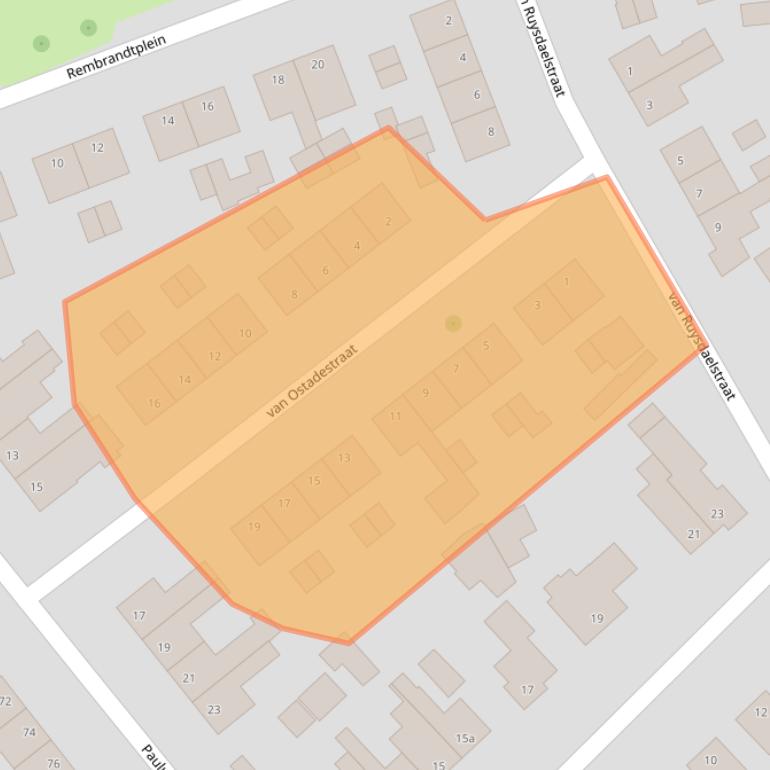 Kaart van postcodegebied 7442KG.