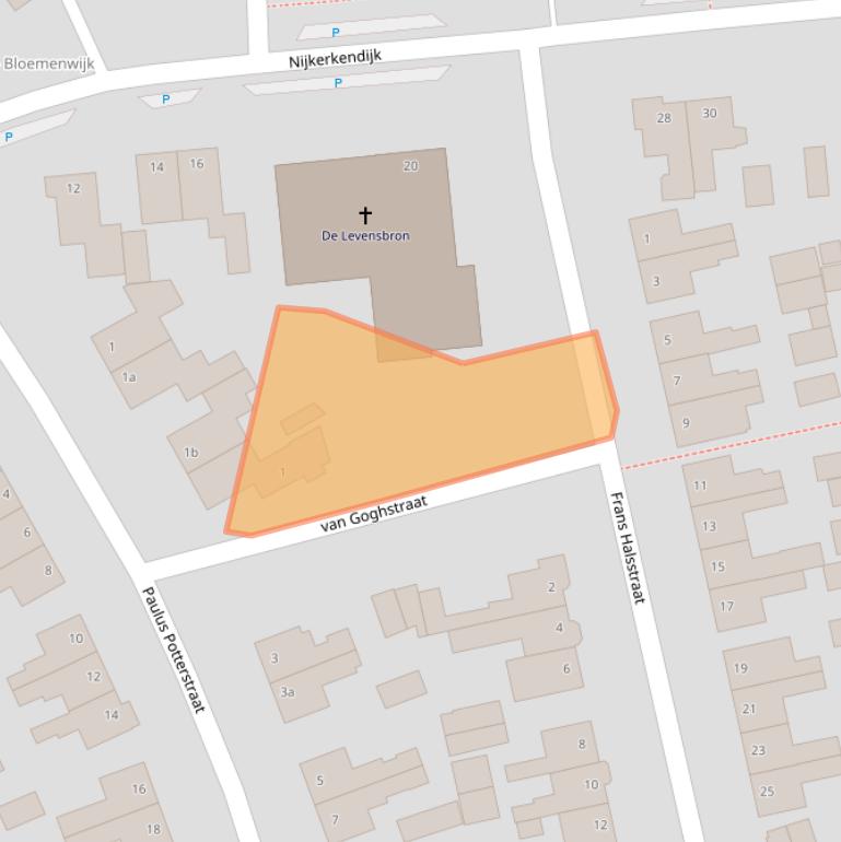 Kaart van postcodegebied 7442KR.