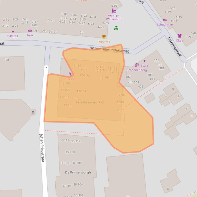 Kaart van postcodegebied 7442MB.