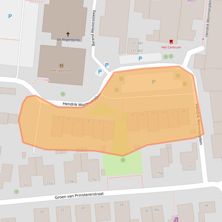 Kaart van postcodegebied 7442MM.