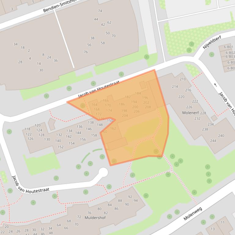 Kaart van postcodegebied 7442NG.