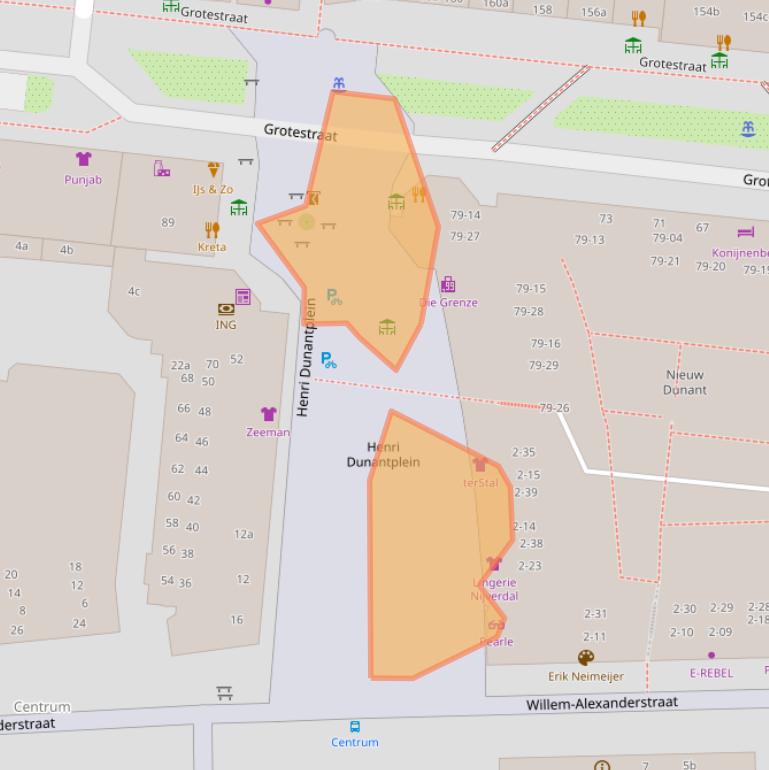 Kaart van postcodegebied 7442NP.