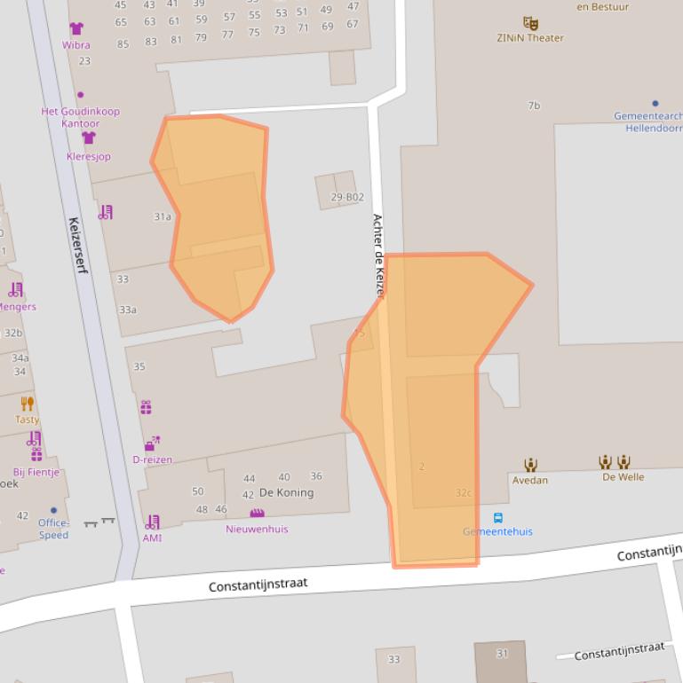 Kaart van postcodegebied 7442NR.