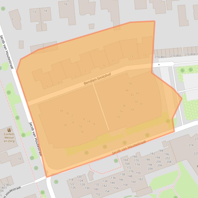 Kaart van postcodegebied 7442NV.