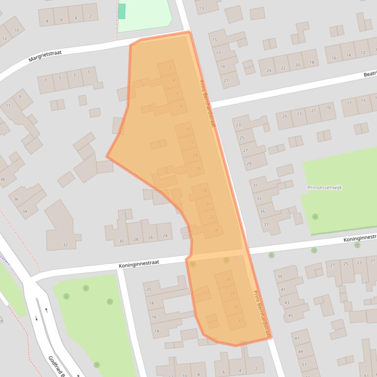 Kaart van postcodegebied 7442SM.