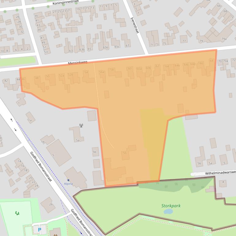 Kaart van postcodegebied 7442TE.