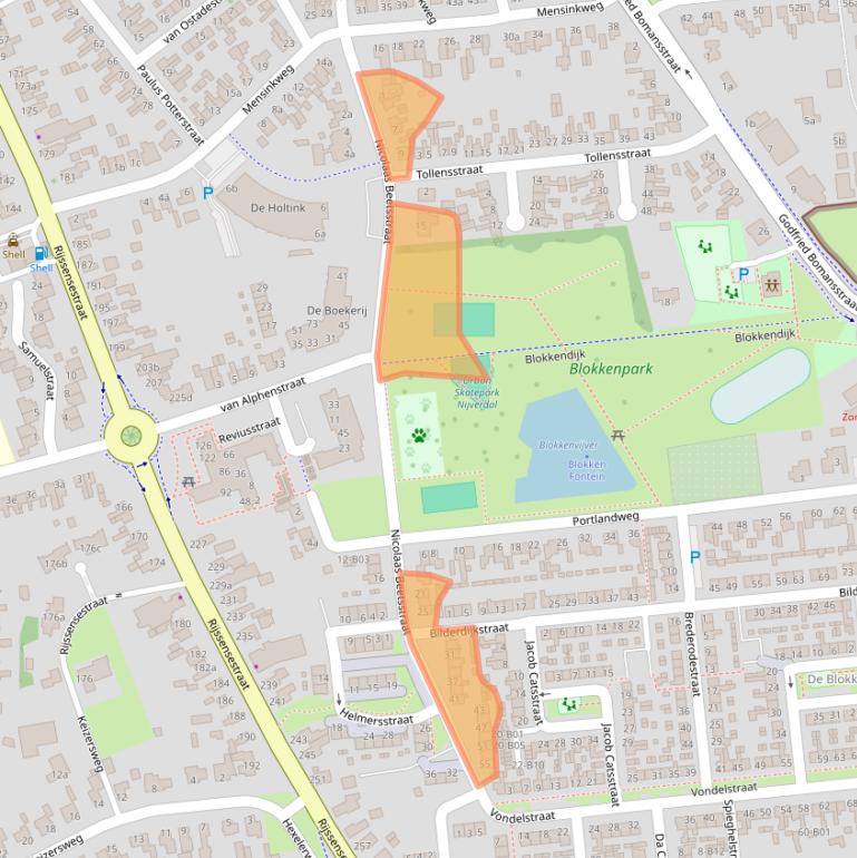 Kaart van postcodegebied 7442TK.
