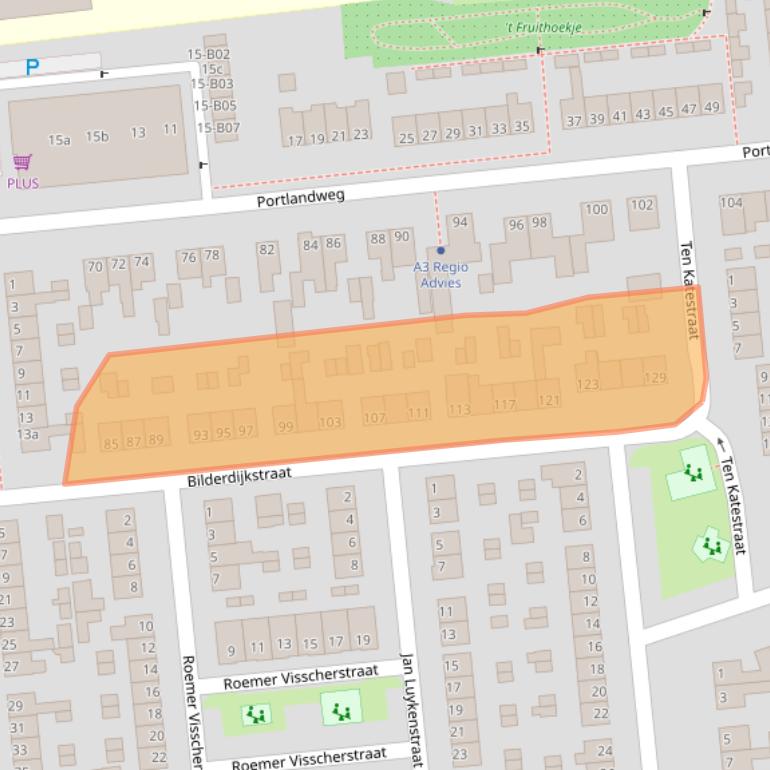 Kaart van postcodegebied 7442VK.