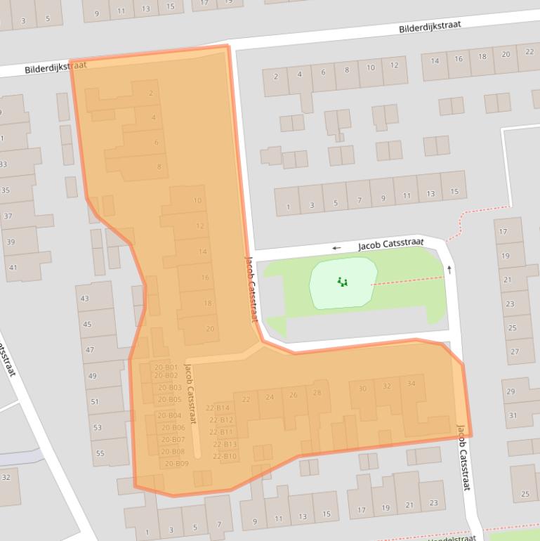 Kaart van postcodegebied 7442VR.