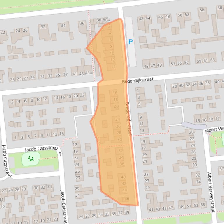 Kaart van postcodegebied 7442WC.