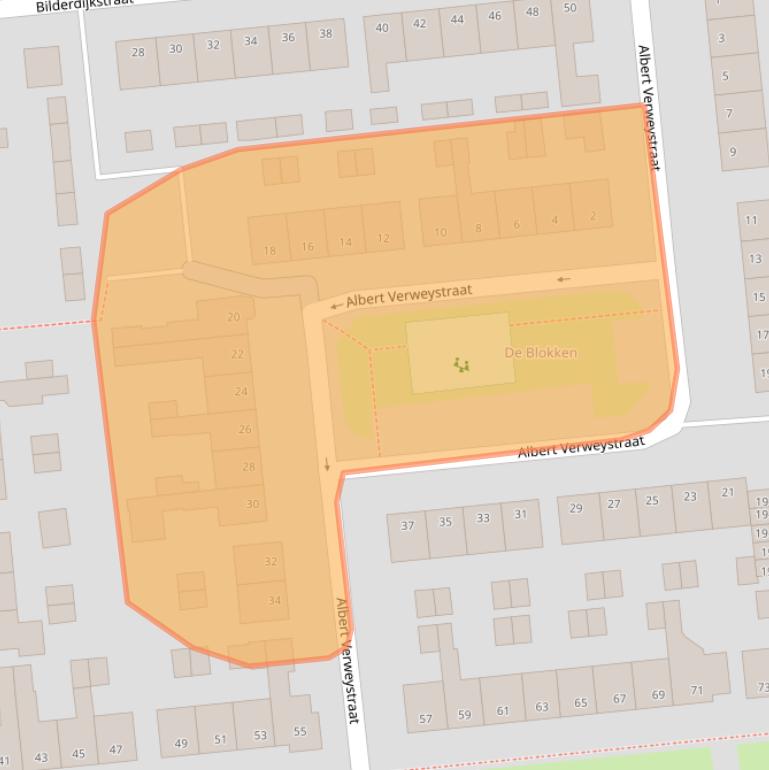 Kaart van postcodegebied 7442WE.