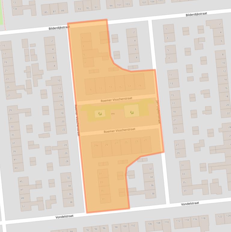 Kaart van postcodegebied 7442WG.