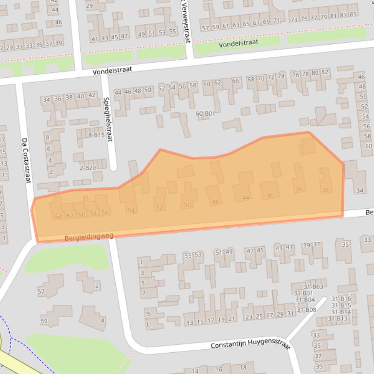 Kaart van postcodegebied 7442XH.