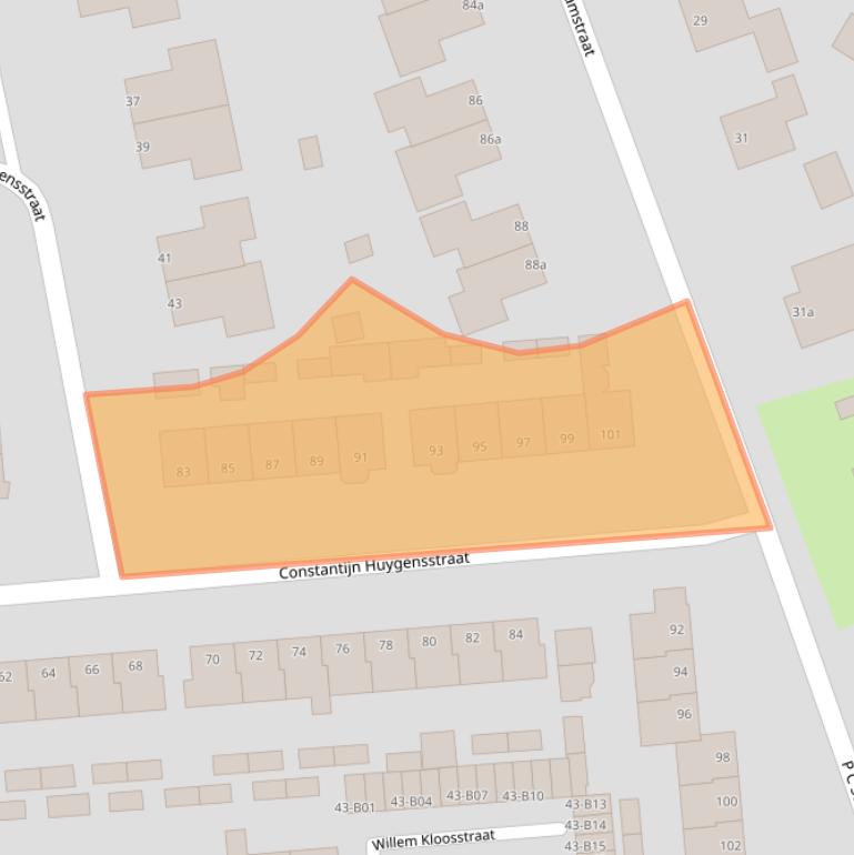 Kaart van postcodegebied 7442XL.