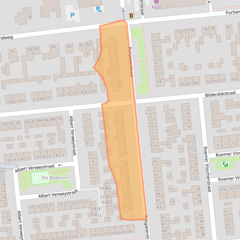 Kaart van postcodegebied 7442XS.