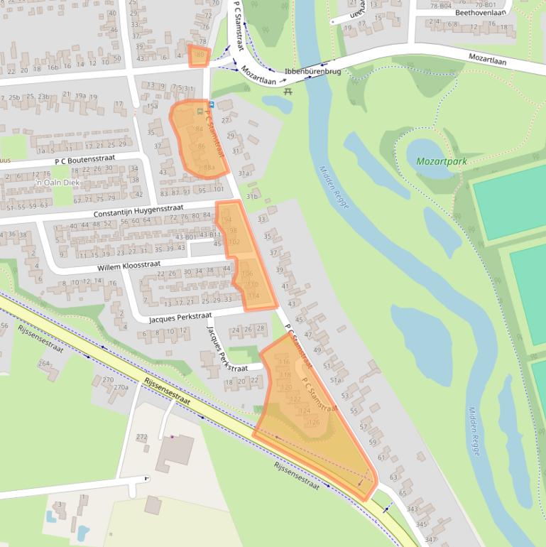 Kaart van postcodegebied 7442ZE.