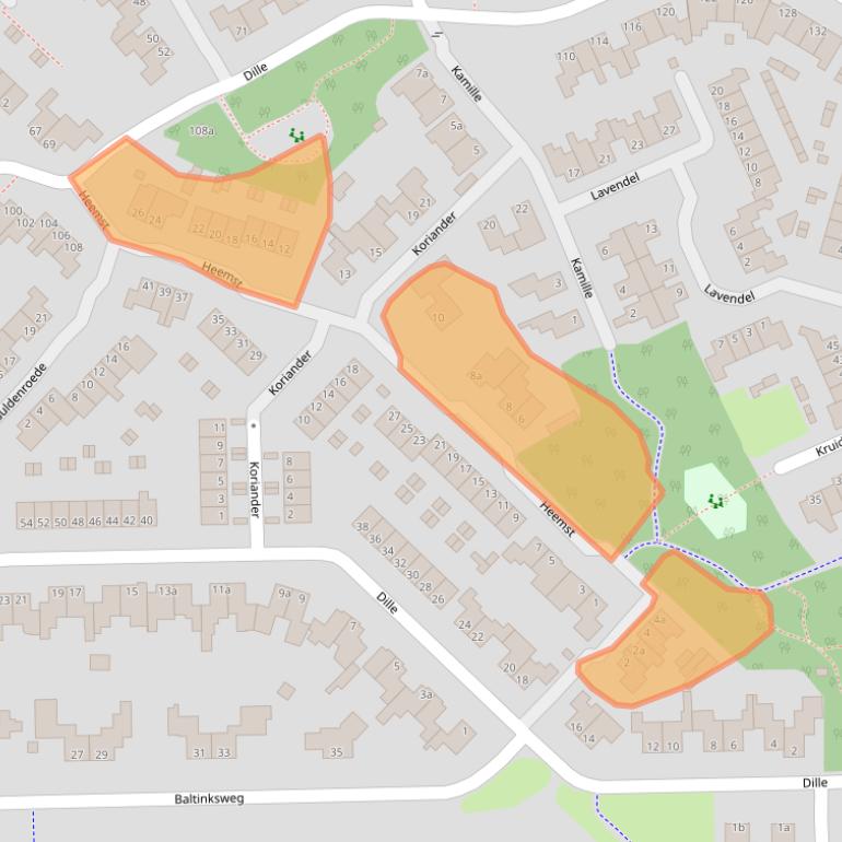 Kaart van postcodegebied 7443EH.