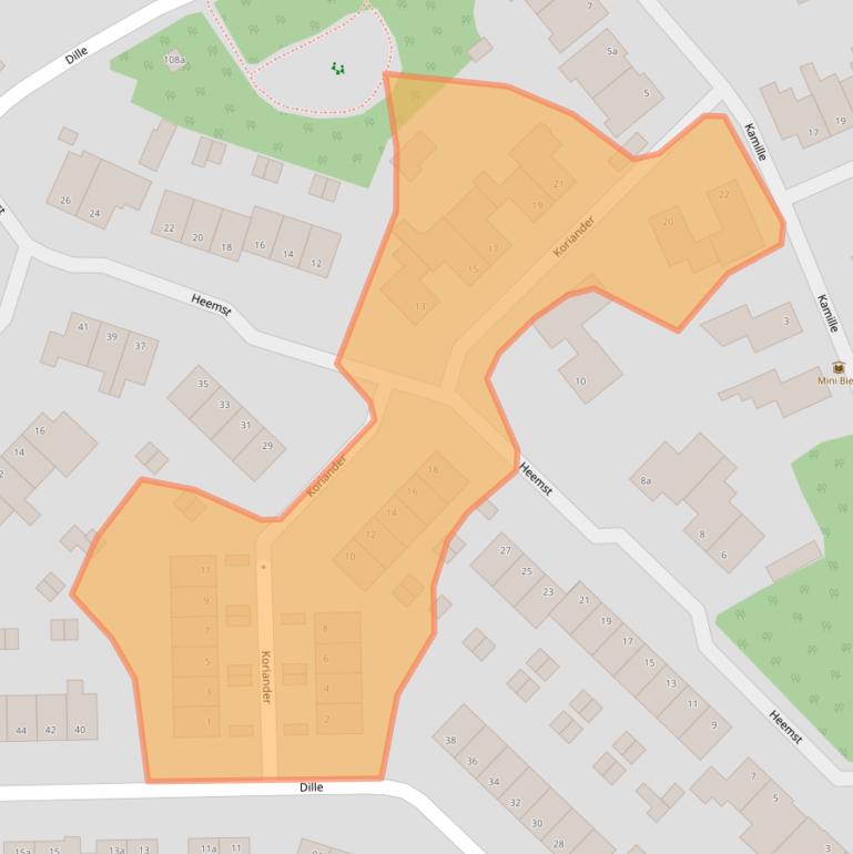 Kaart van postcodegebied 7443EJ.