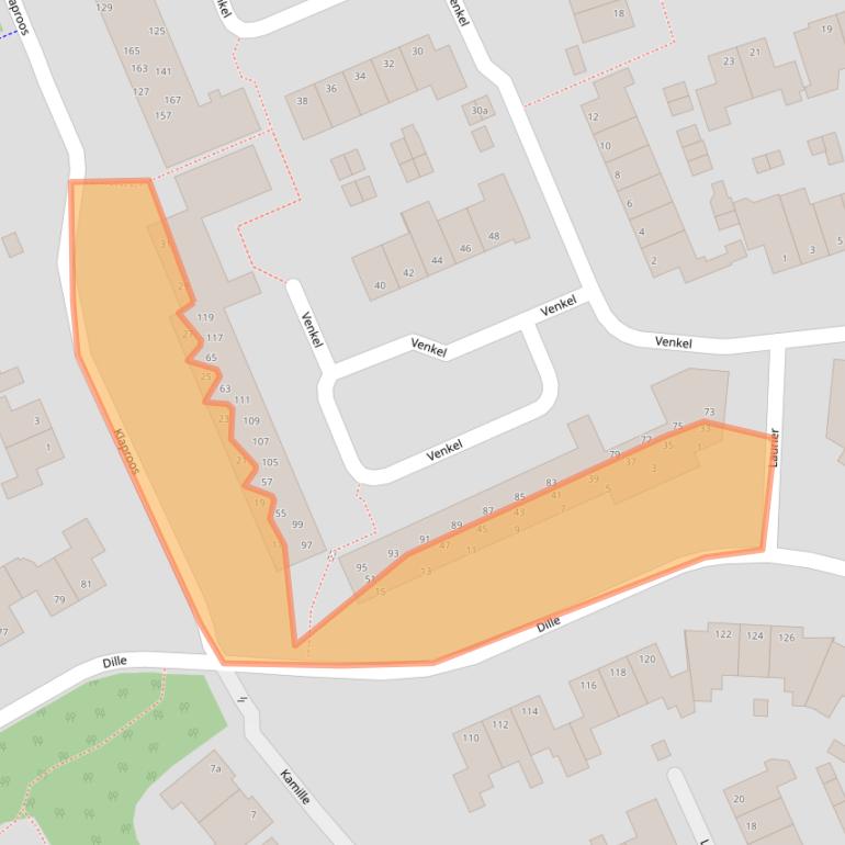 Kaart van postcodegebied 7443GA.