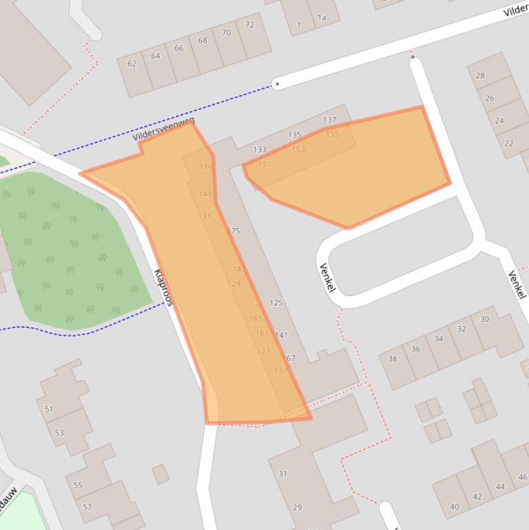 Kaart van postcodegebied 7443GD.