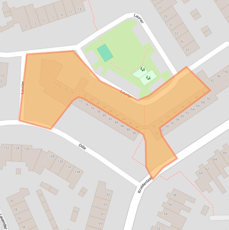 Kaart van postcodegebied 7443GH.