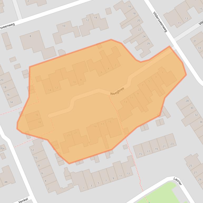 Kaart van postcodegebied 7443HA.